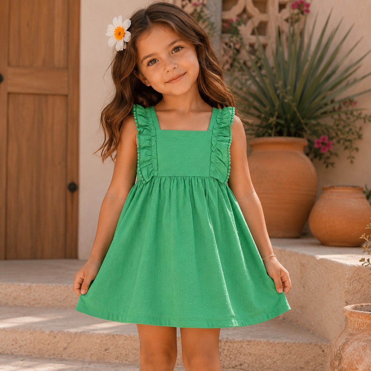 Girls Cotton Dress 4