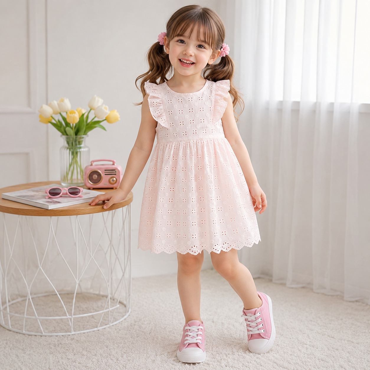 Girls Cotton Dress 5