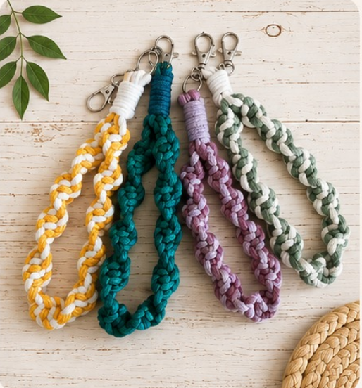 Braided Loop Keychain