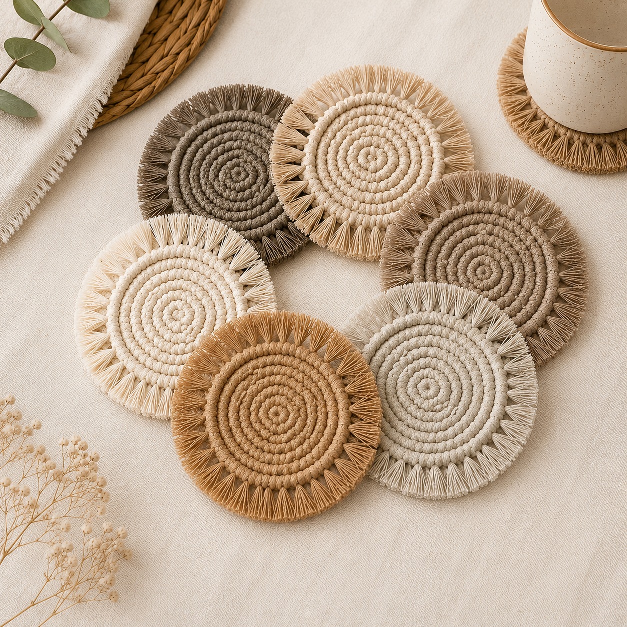 Handcrafted Coaster Set