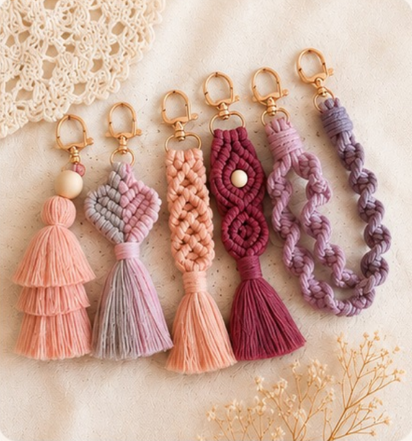 Tassel & Braided Keychain