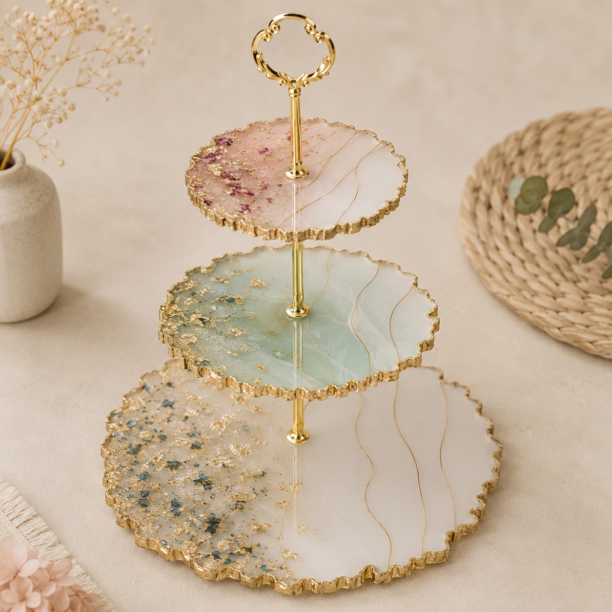 Resin Cake Tray