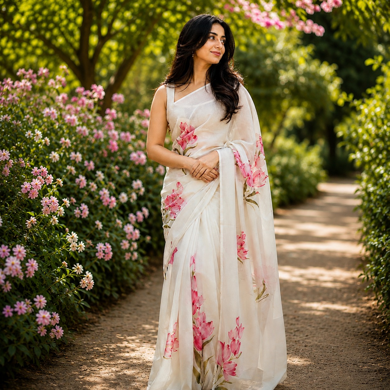 Hand Painted Sarees